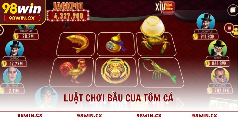 Luật chơi Bầu Cua Tôm Cá nắm rõ quy tắc
