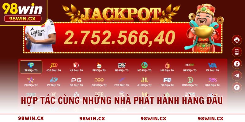 Hợp tác cùng những nhà phát hành hàng đầu tạo nên uy tín