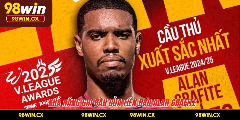 Khả năng ghi bàn của tiền đạo Alan Grafite