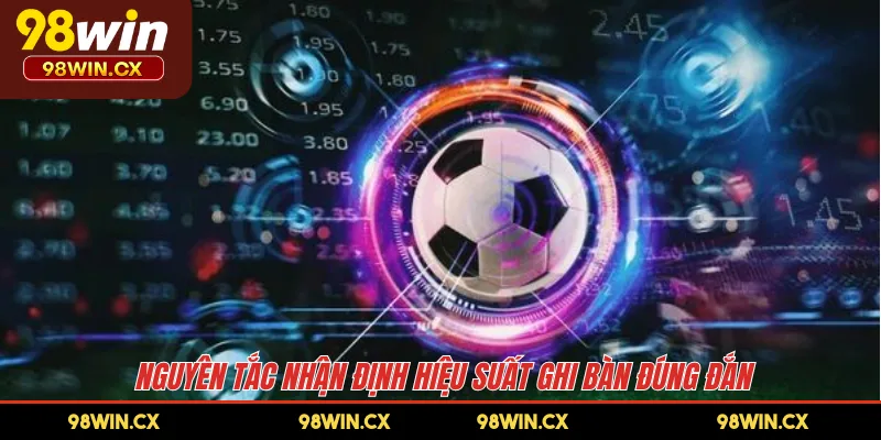 Nguyên tắc nhận định hiệu suất ghi bàn đúng đắn 