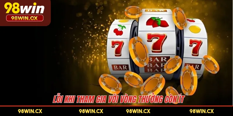 Lỗi khi tham gia với vòng thưởng còn ít